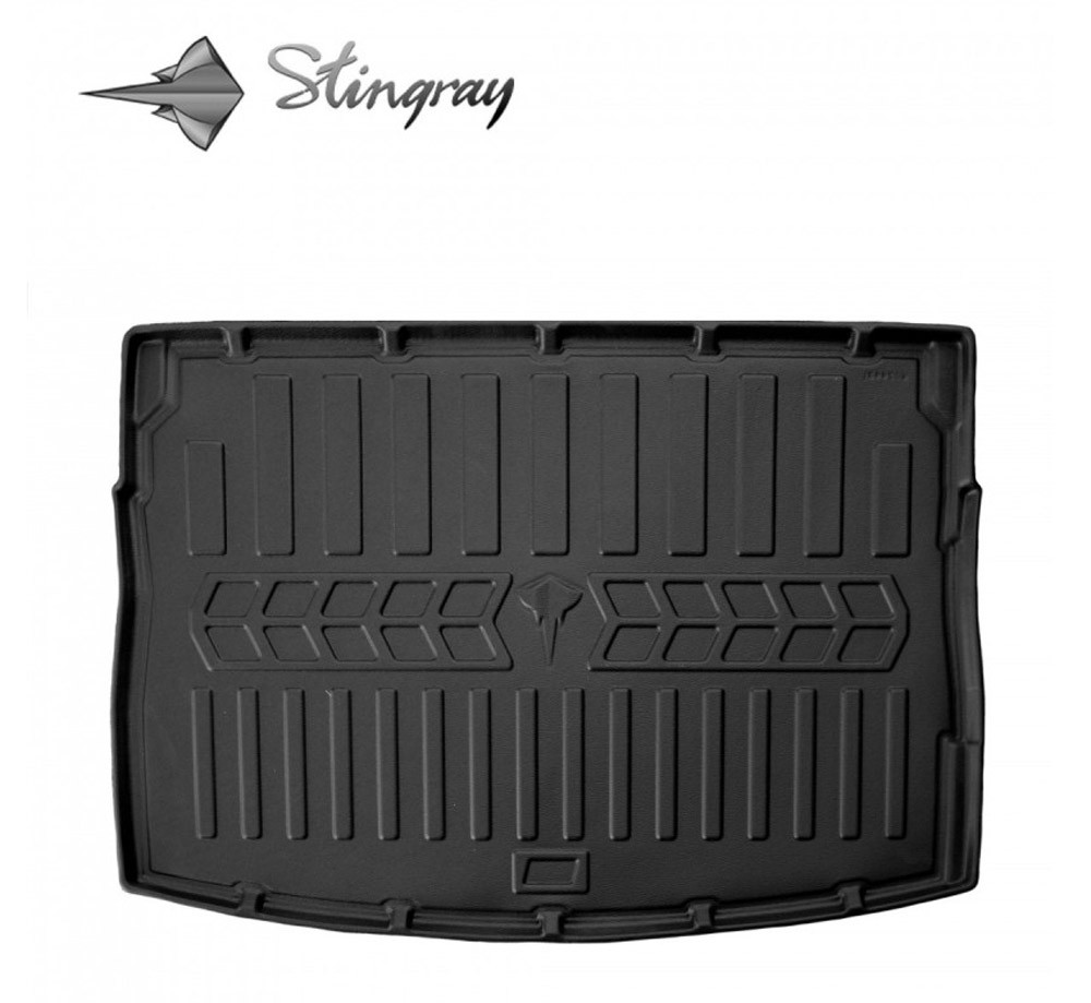 Guminis bagažinės kilimėlis VOLKSWAGEN Golf VII 2012-2020  (hatchback) black /6024431