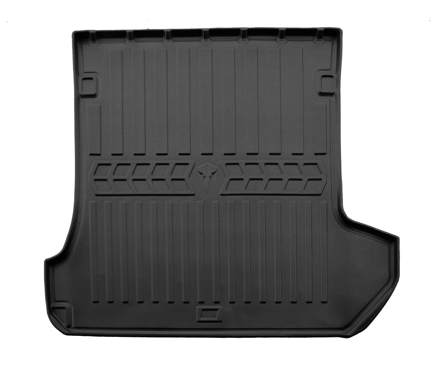 Guminis bagažinės kilimėlis TOYOTA Land Cruiser Prado J90 5 durų 1996-2002, juodas /6022511