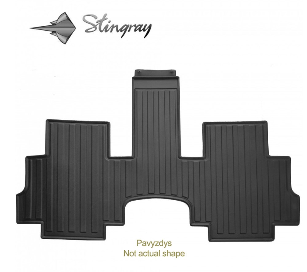 Kilimėliai 3D HYUNDAI Staria 2021+ 9 vietos, 1 vnt. (3-a eilė) black /500927207