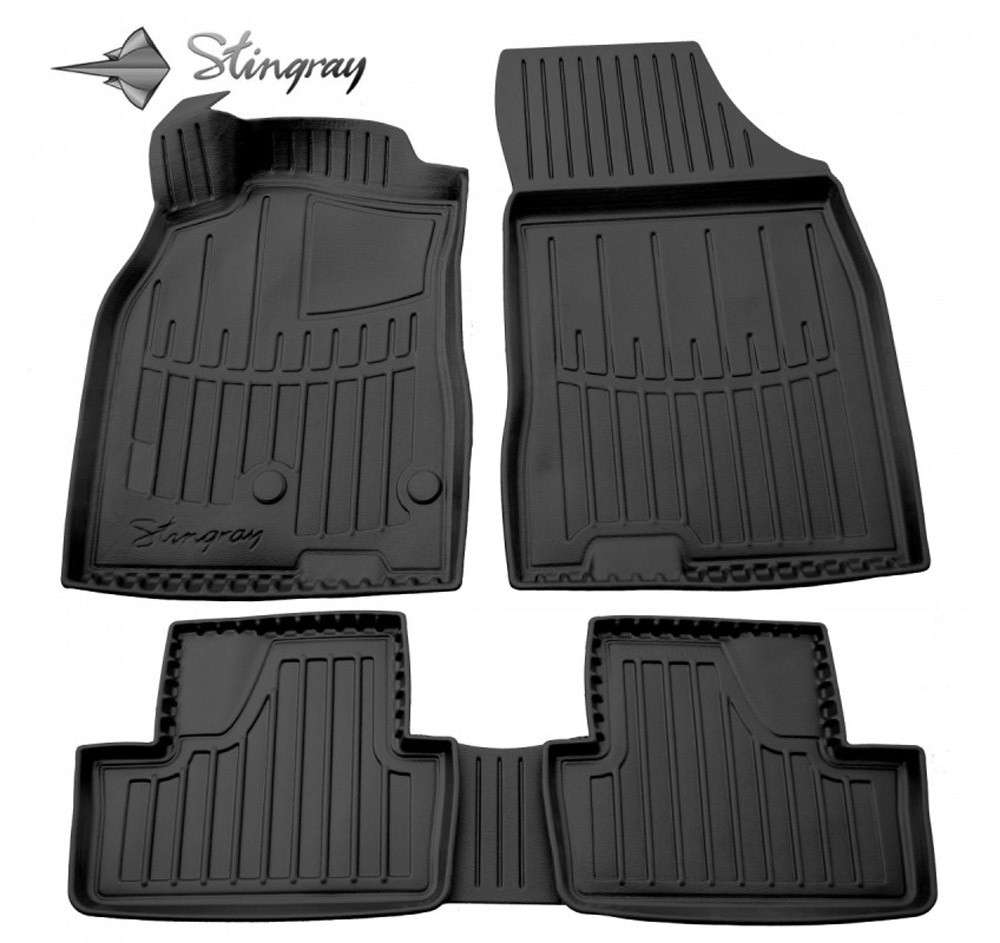 Kilimėliai 3D RENAULT Megane III 2008-2015 hatchback, 5 pc. black /5018285
