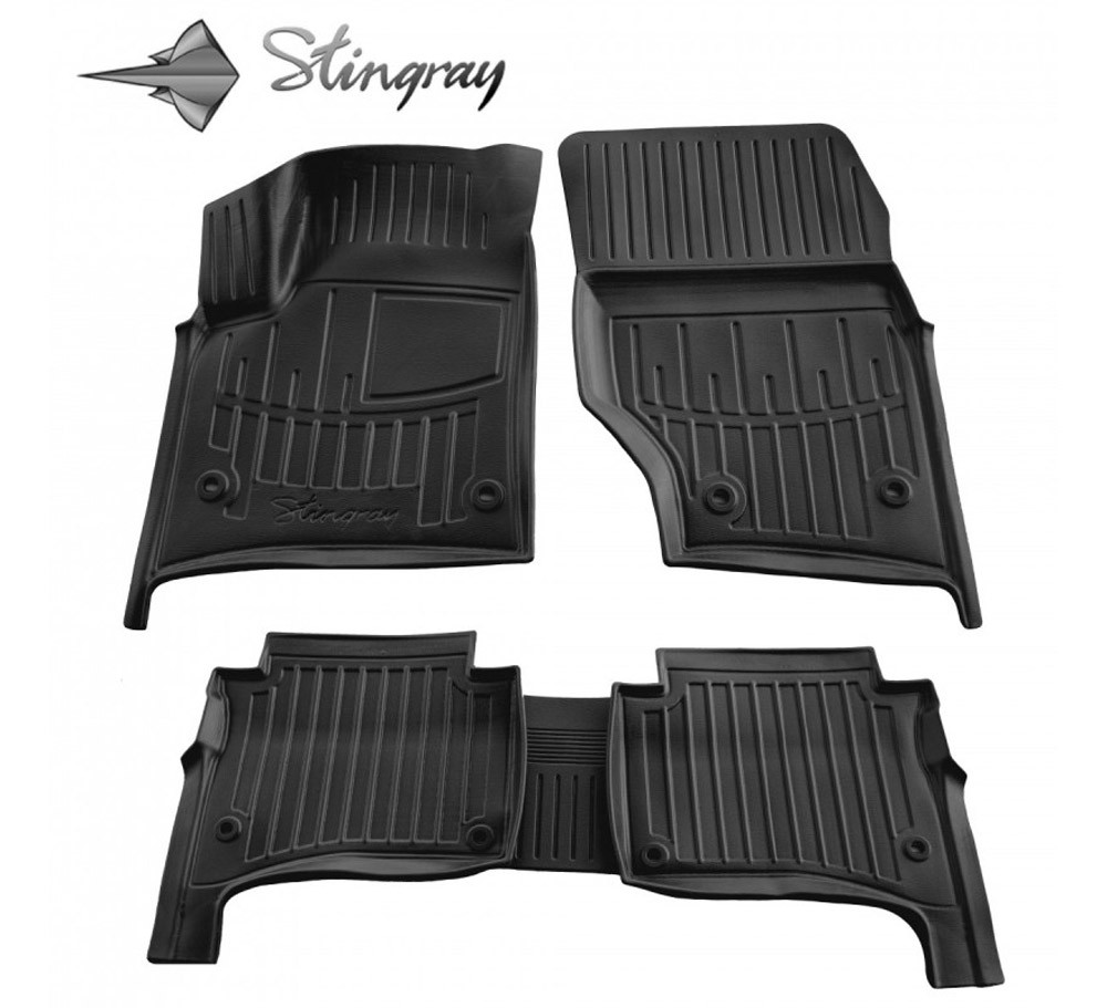 Kilimėliai 3D VOLKSWAGEN Touareg I 7L 2002-2010, 5 pc. black /5024325