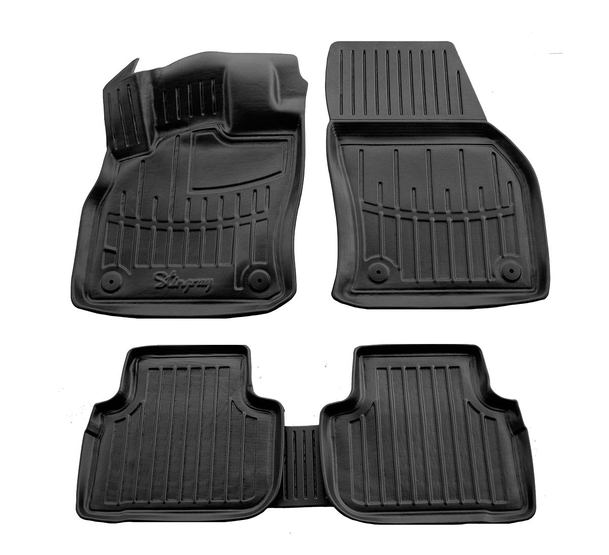 Kilimėliai 3D AUDI Q3 (F3) (2019-...), 5 vnt. juodi /5030185