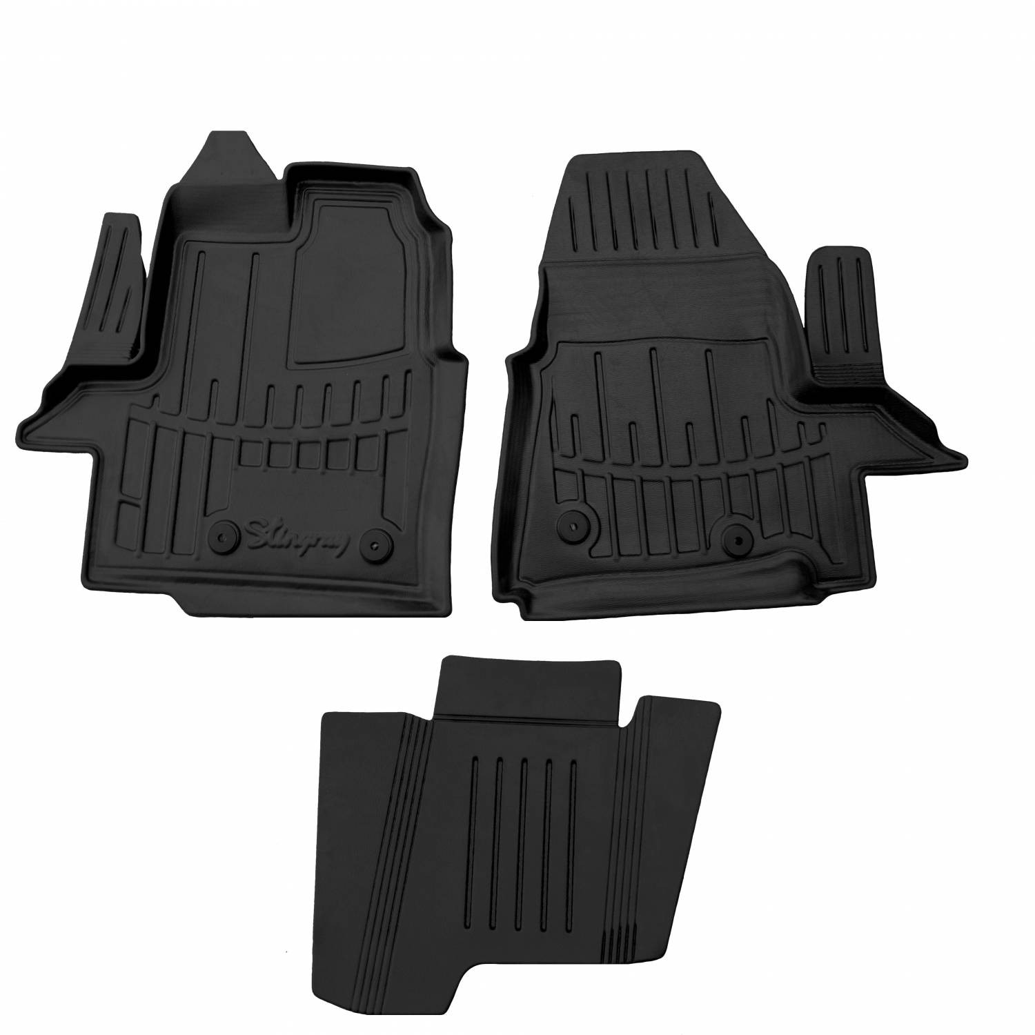 Kilimėliai 3D FORD Transit Custom 2012+, 3 pc. black /5007293