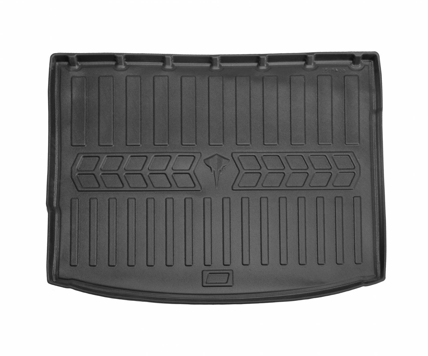 Guminis bagažinės kilimėlis SEAT Leon III 5F 2012-2020 (hečbekas/apatinis kilimėlis/reguliuojamos grindys), juodas /6048141