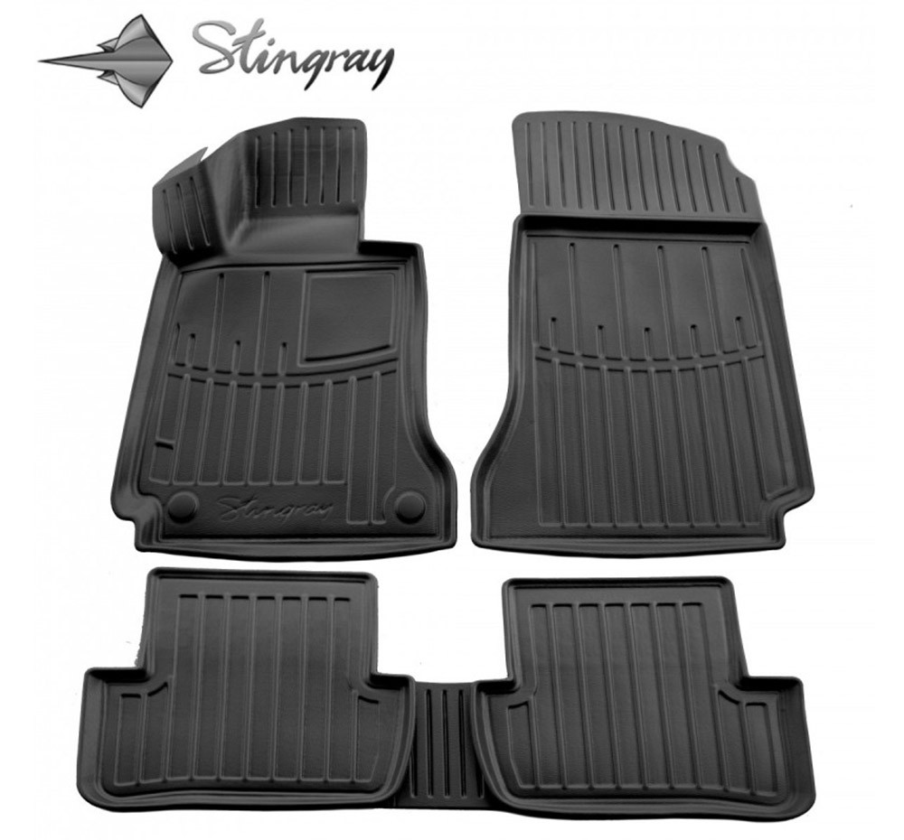 Kilimėliai 3D MERCEDES-BENZ W204 C 2007-2015, 5 pc. black /5012155