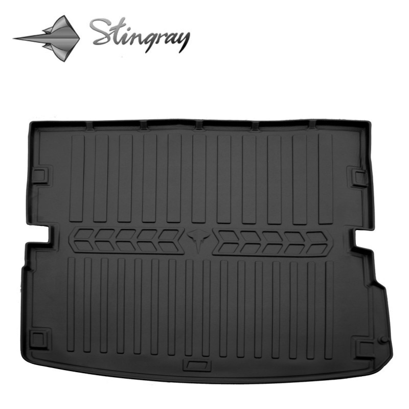 Guminis bagažinės kilimėlis AUDI Q7 4L 2005-2015  (5 seats used) black /6030091