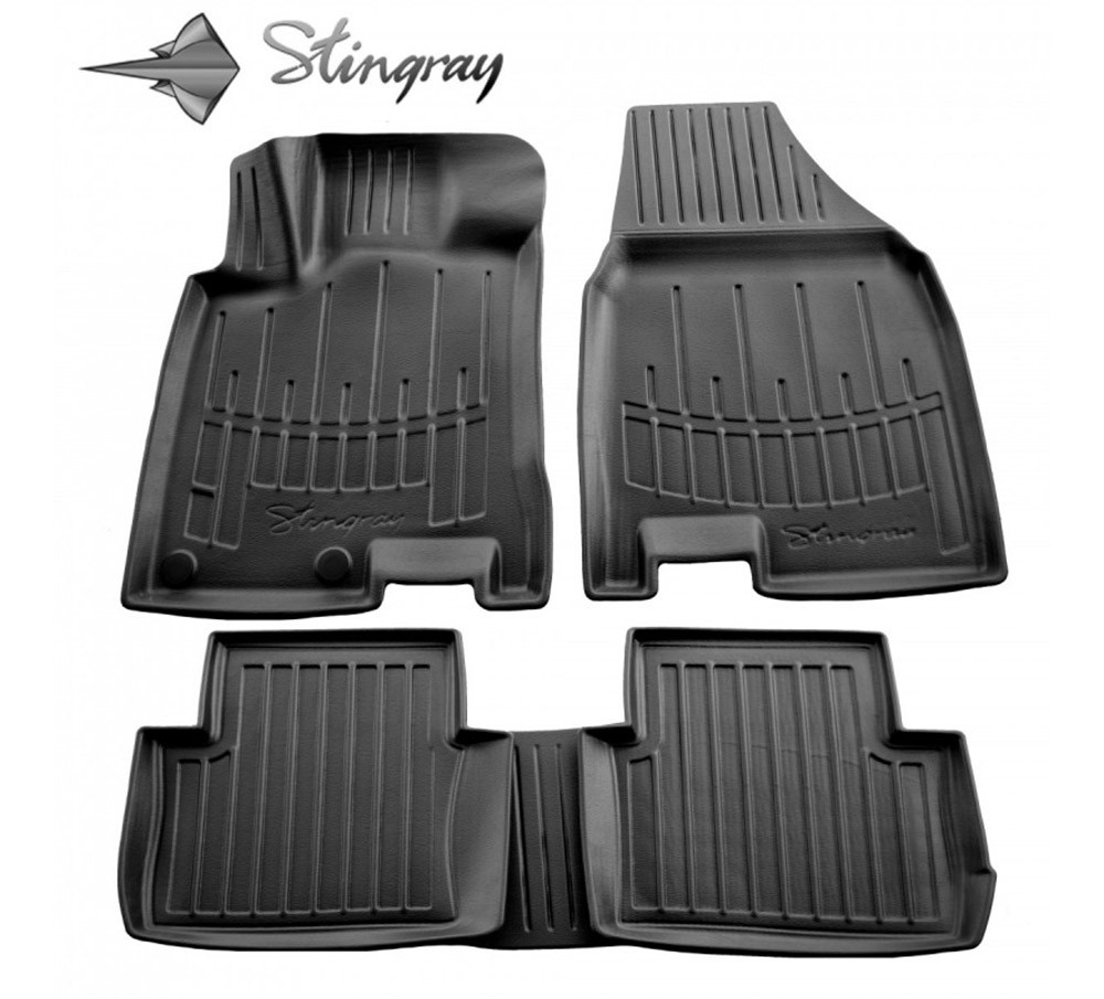 Kilimėliai 3D NISSAN QASHQAI +2 NJ10 2008-2014, 5 pc. (5 seats) black /5014155