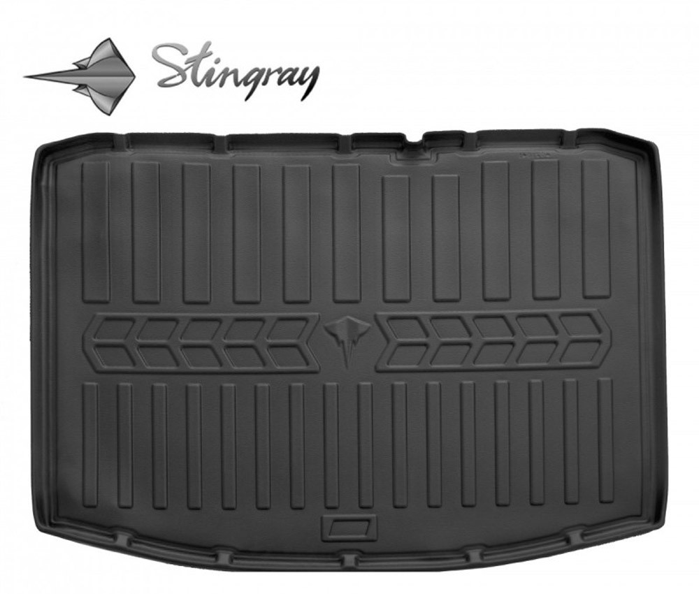 Guminis bagažinės kilimėlis SUZUKI SX4 II 2013-2012 (lower trunk) black /6021041