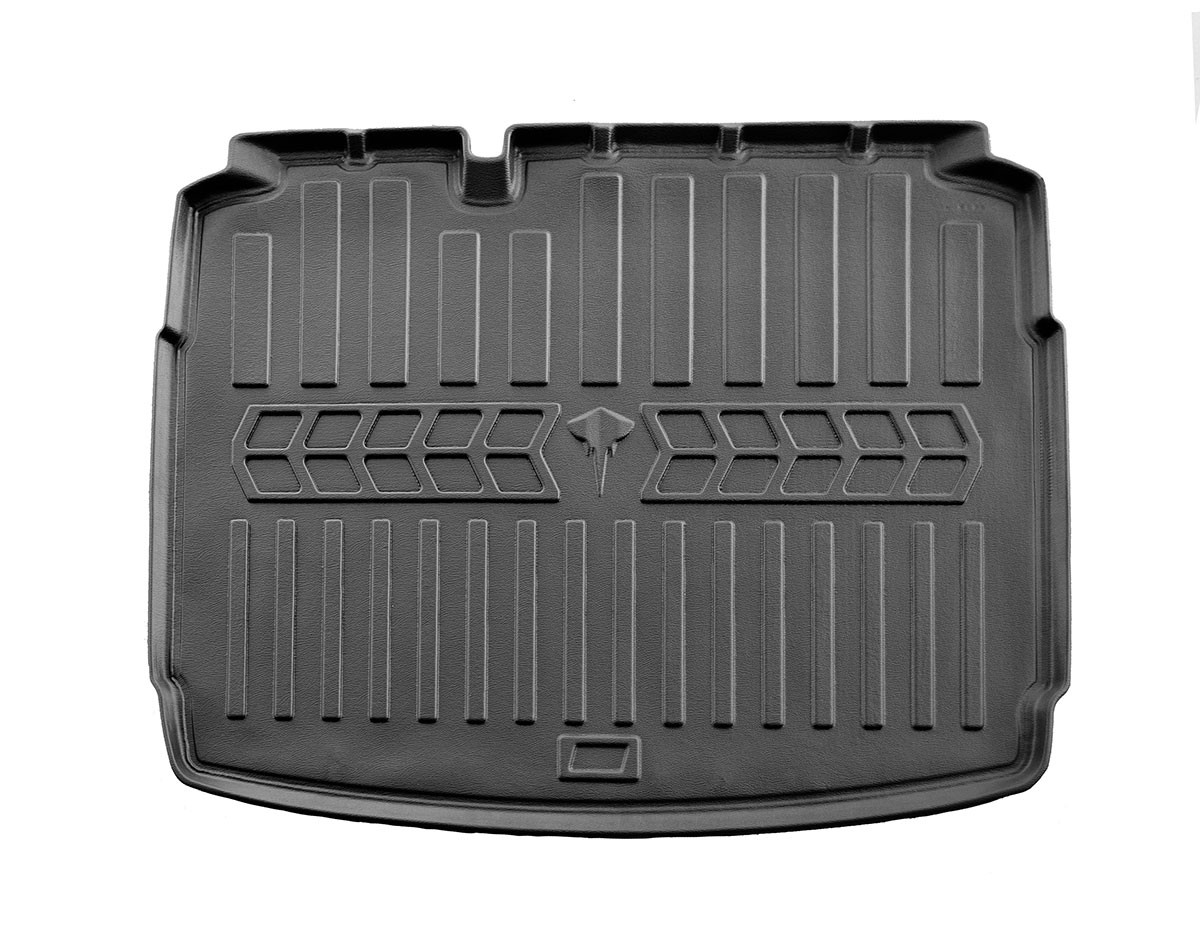 Guminis bagažinės kilimėlis SEAT Leon II 1P 2005-2012  (chečbekas), juodas /6048061