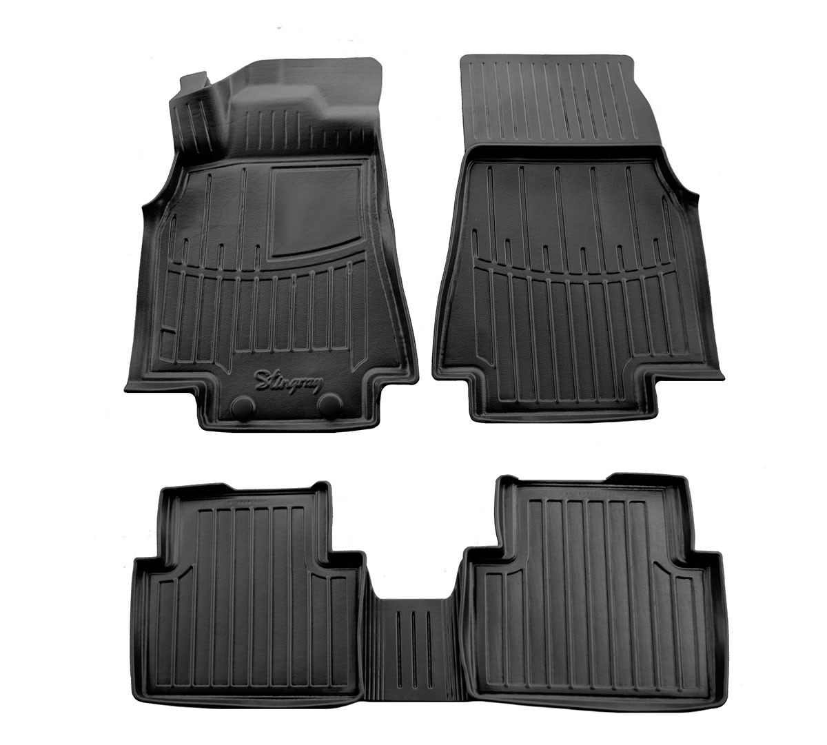 Kilimėliai 3D MERCEDES BENZ W245 B (2005-2011), 5 vnt. juodi /5012285