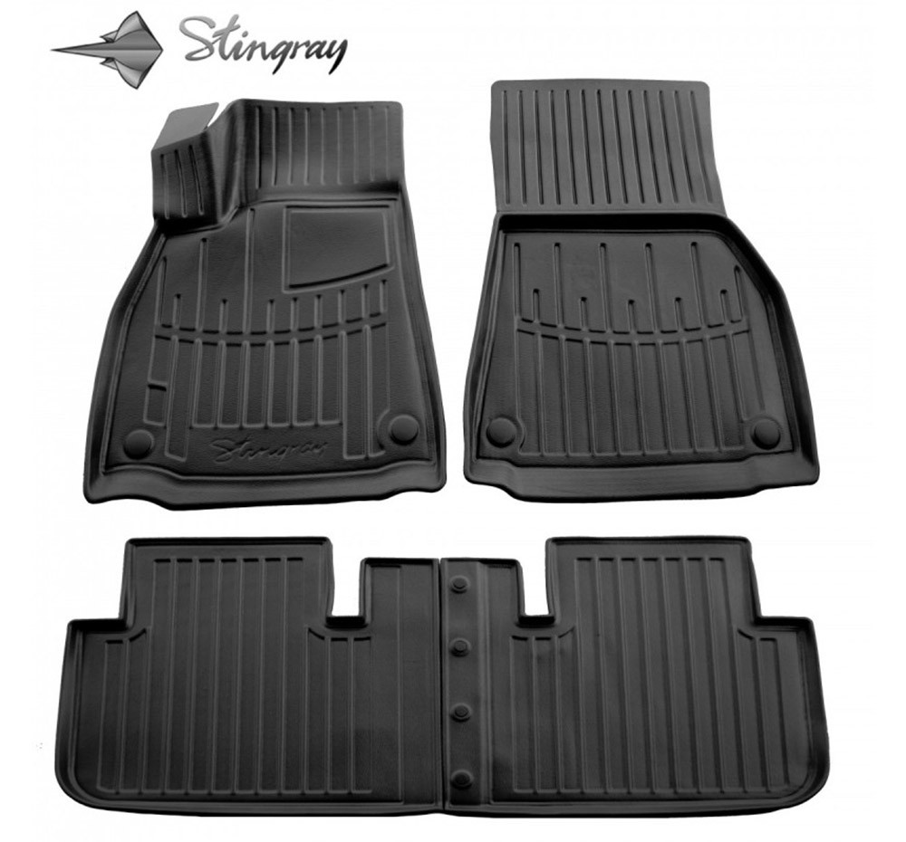 Kilimėliai 3D TESLA Model S Plaid 2021+, 4 pc. black /5050094