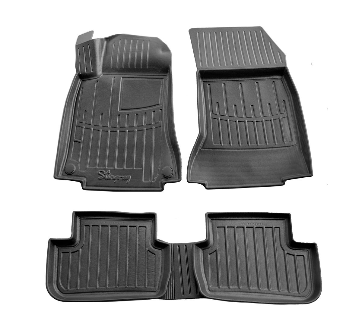 Kilimėliai 3D MERCEDES BENZ W246 B (2011-2018), 5 vnt. juodi /5012295