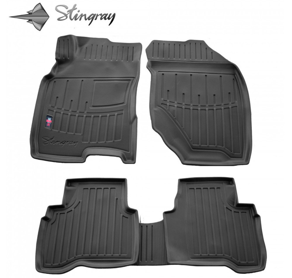 Kilimėliai 3D NISSAN X-Trail T30 2001-2007, 5 pc. black /5014115