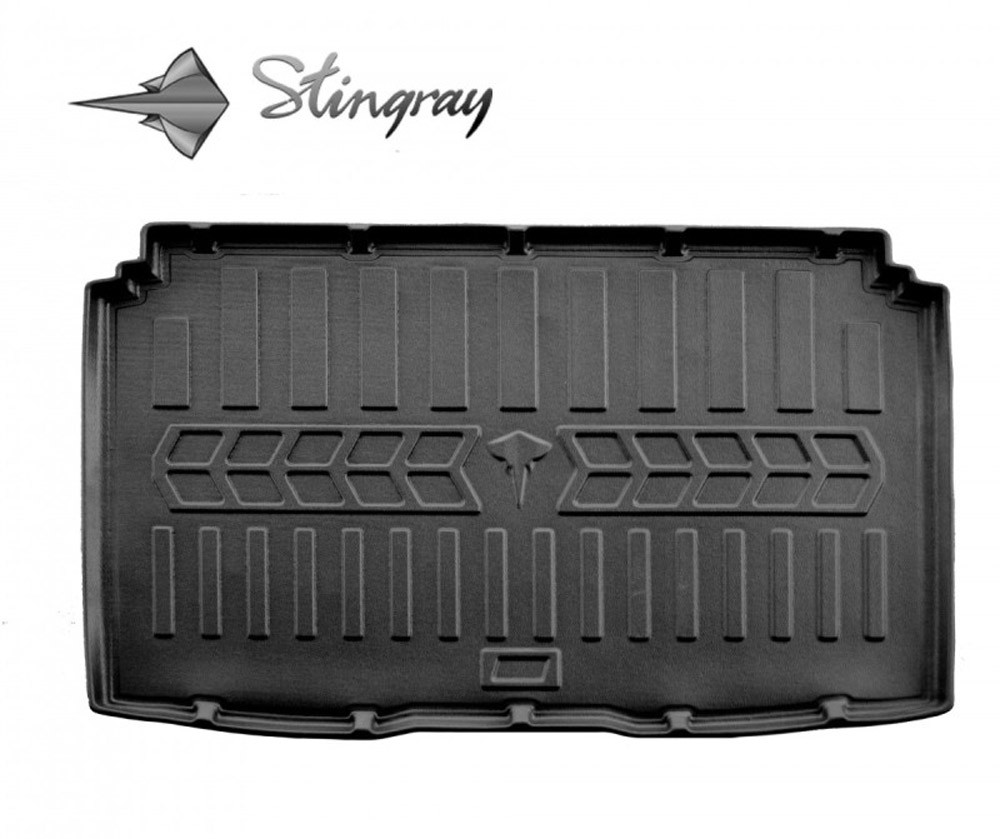 Guminis bagažinės kilimėlis DACIA Sandero Stepway III 2020+ (prestige/upper trunk) black /6018361