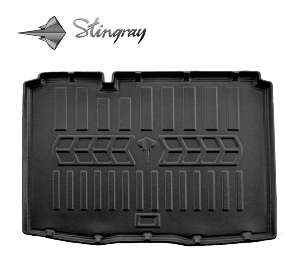 Guminis bagažinės kilimėlis DACIA Sandero Stepway III 2020+ (prestige/lower trunk) black /6018371