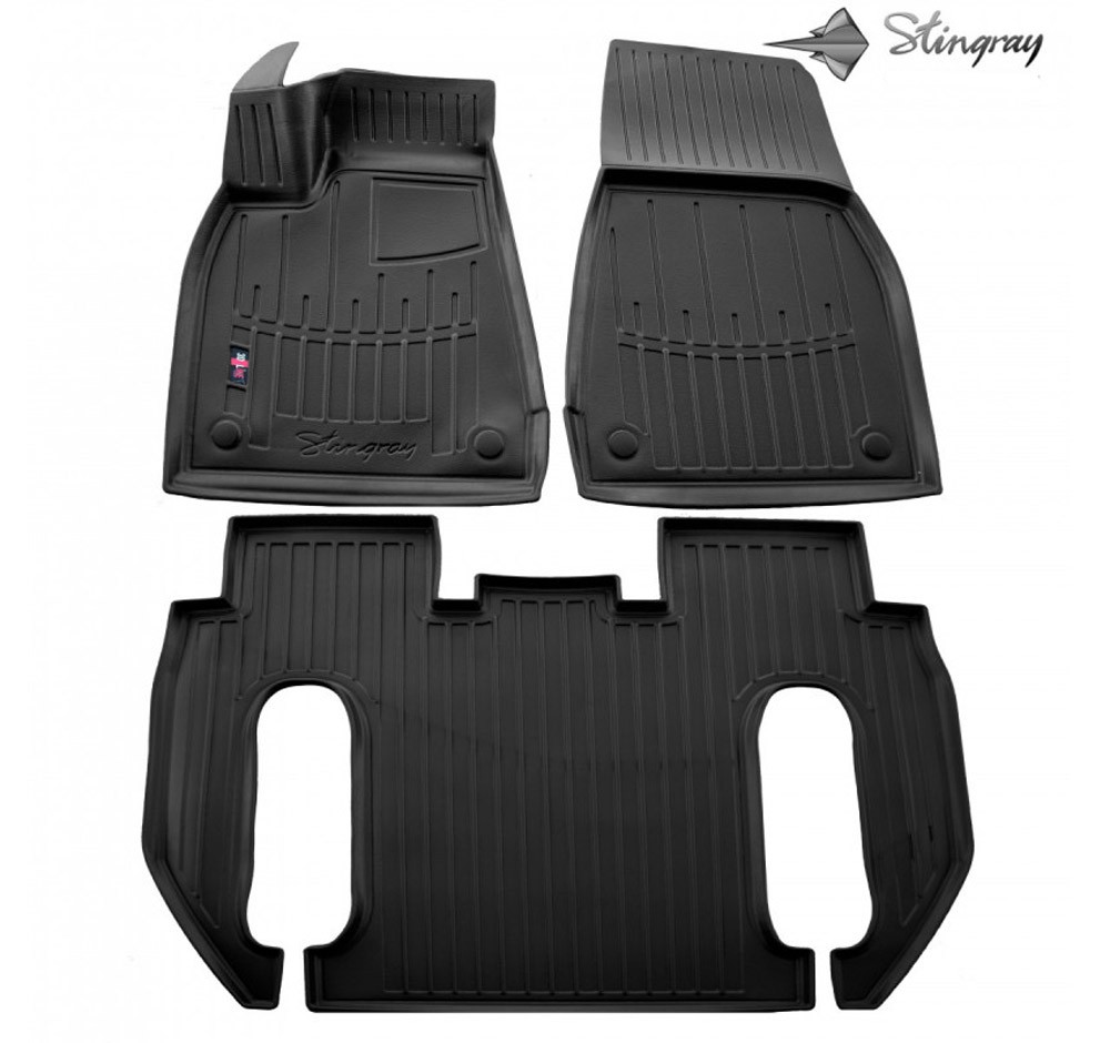 Kilimėliai 3D TESLA Model X 6 seats 2015+, 4 pc. black /5050033