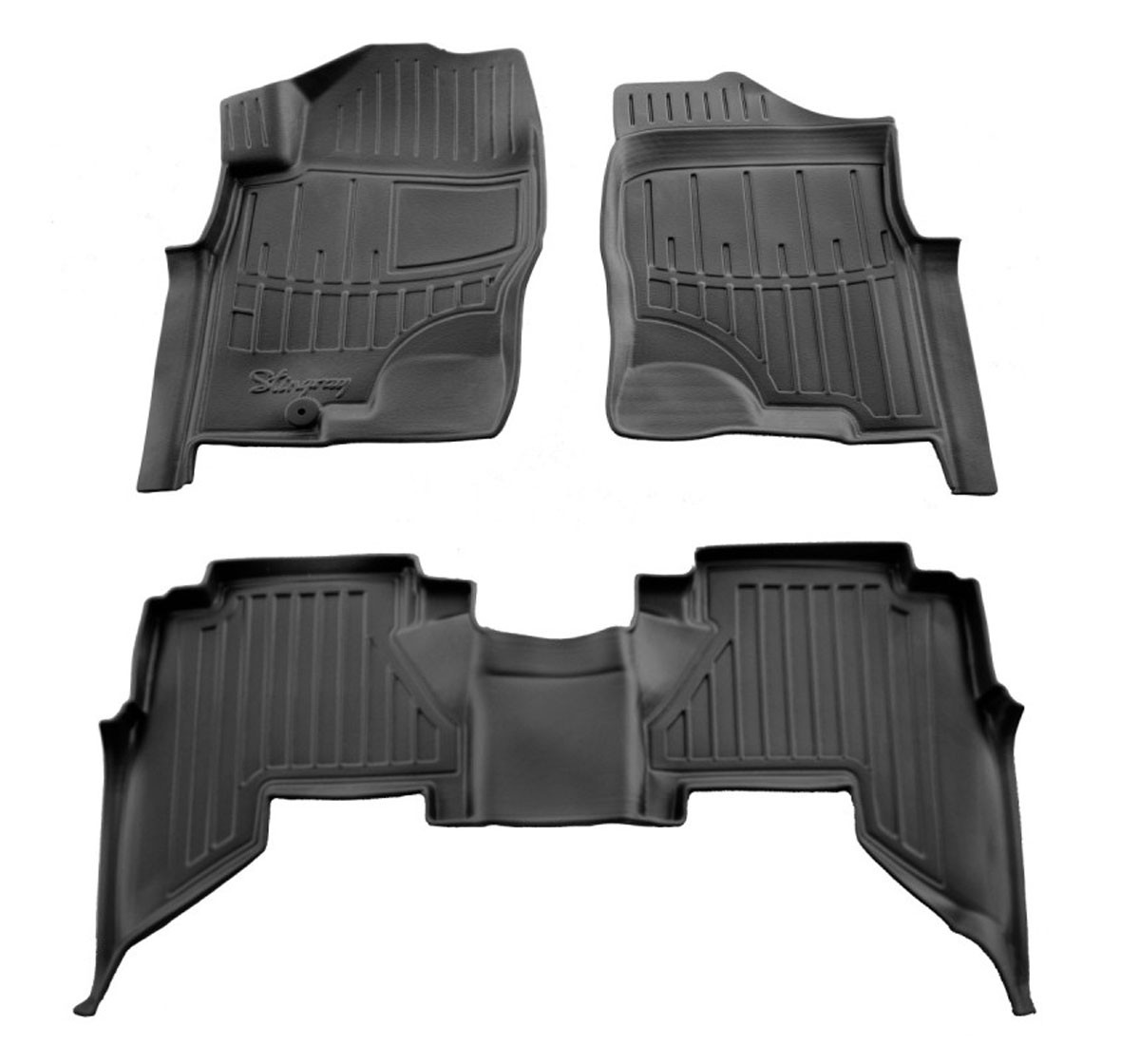 Kilimėliai 3D NISSAN Pathfinder III (R51) (2005-2010), 3 vnt. juodi /5014233