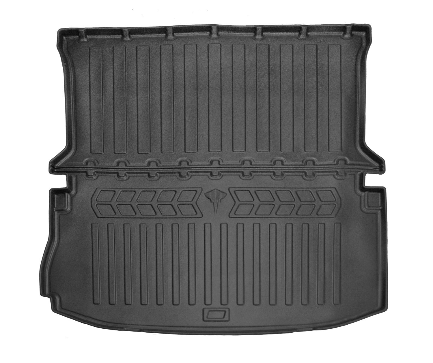 Guminis bagažinės kilimėlis FORD Explorer V U502 2010-2016 (5 iš 7 vietų naudojam.), juodas /6007421