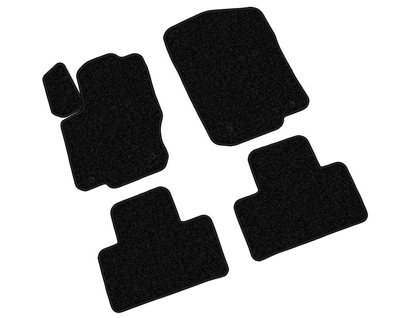 Kilimėliai ARS Mercedes-Benz GL-Class x166 (5 sėdimų vietų) / 2012-2019 - Dangos tipas   1051 - juoda /apsiūta siūlais
