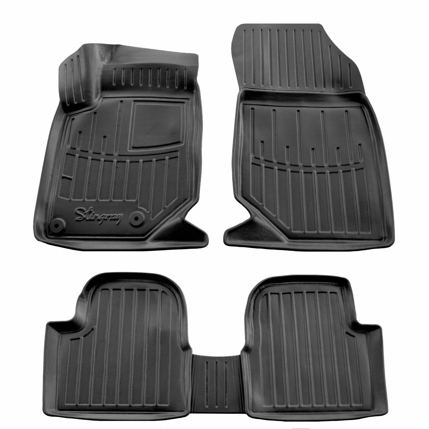 Kilimėliai 3D PEUGEOT 2008 II 2019+, 5 pc. black /5016215