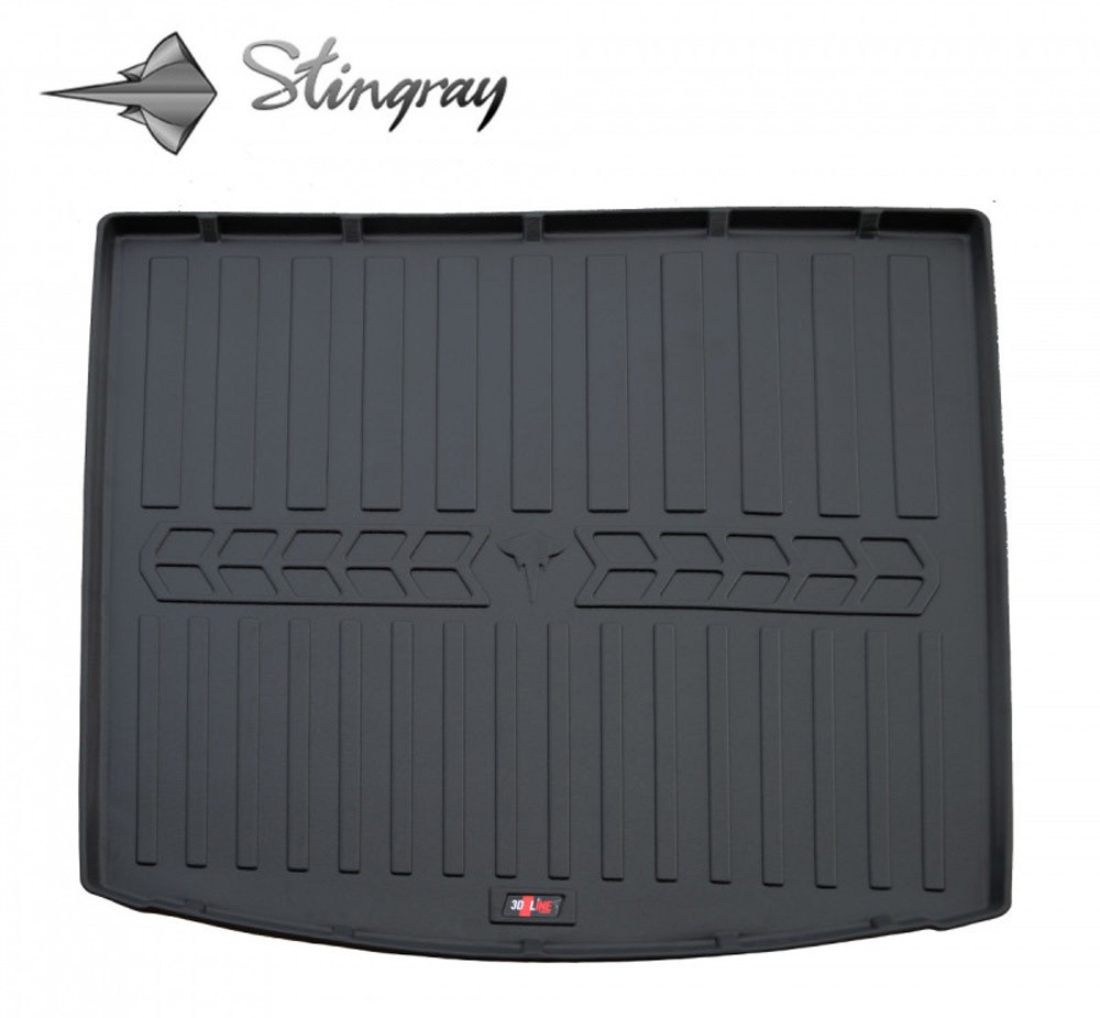 Guminis bagažinės kilimėlis AUDI A4 B6 2001-2004  (sedan) black /6030051