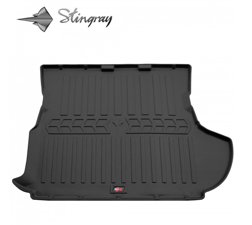 Guminis bagažinės kilimėlis CITROEN C-Crosser 2007-2012  (with SUB) black /6013031