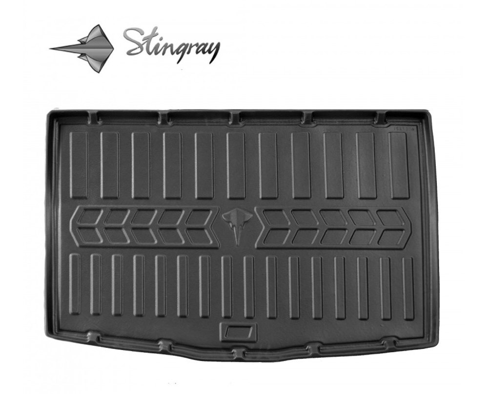 Guminis bagažinės kilimėlis FORD Focus IV C519 2018+ (COMBI/lower trunk) black /6007221