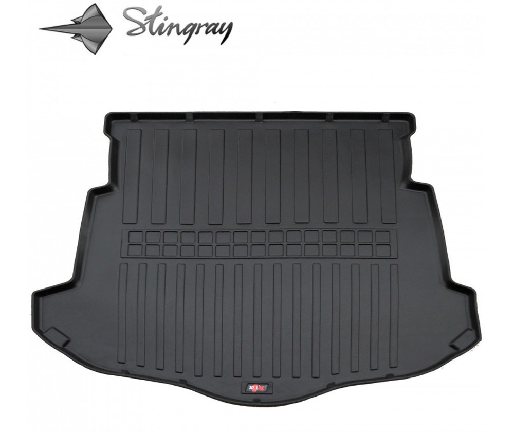 Guminis bagažinės kilimėlis FORD Mondeo IV 2007-2014  ( liftback/sedan full spare wheel) black /6007051