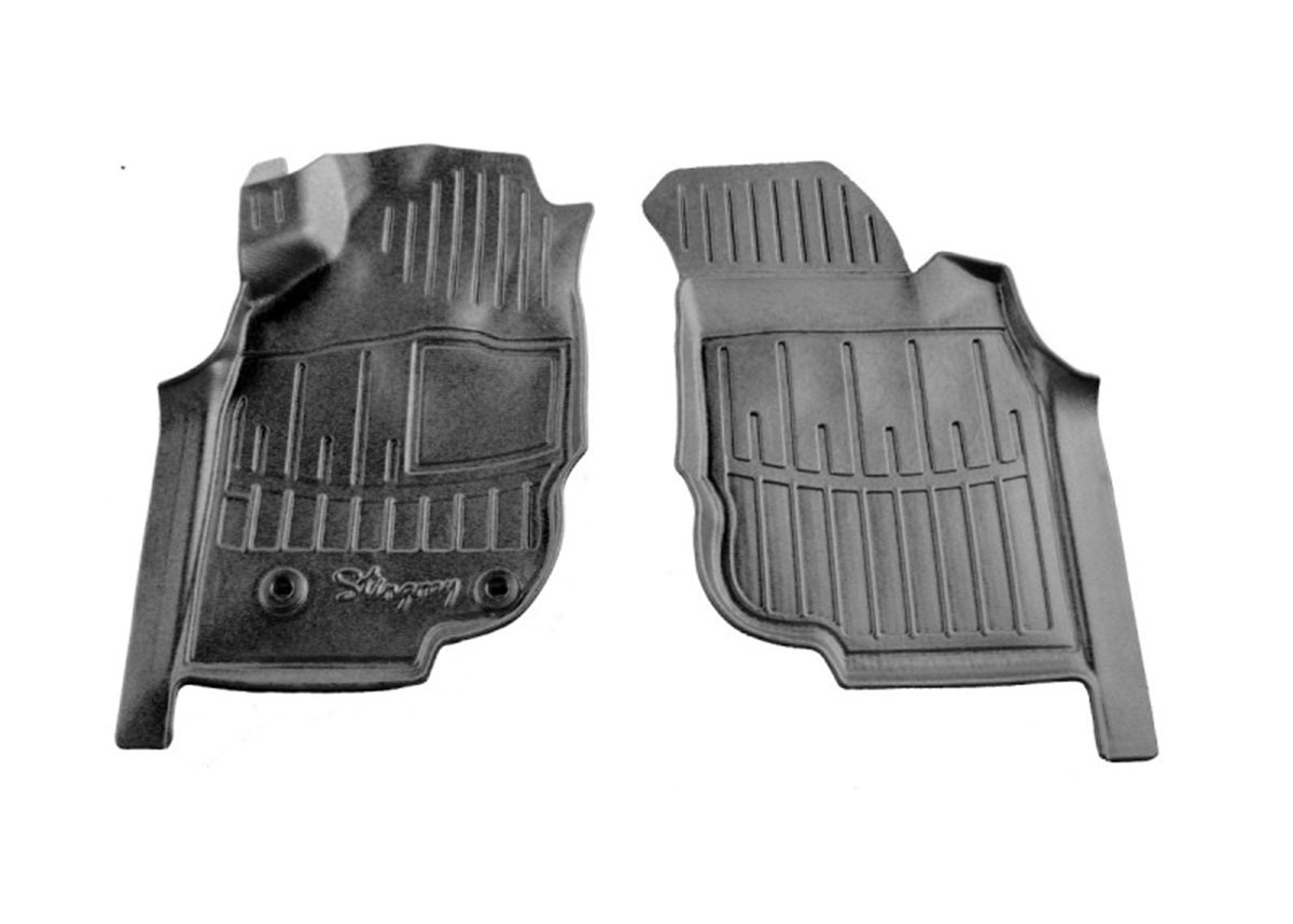 Kilimėliai 3D TOYOTA Hilux VII (Crew Cab) (2004-2015), 2 vnt. juodi /5022472