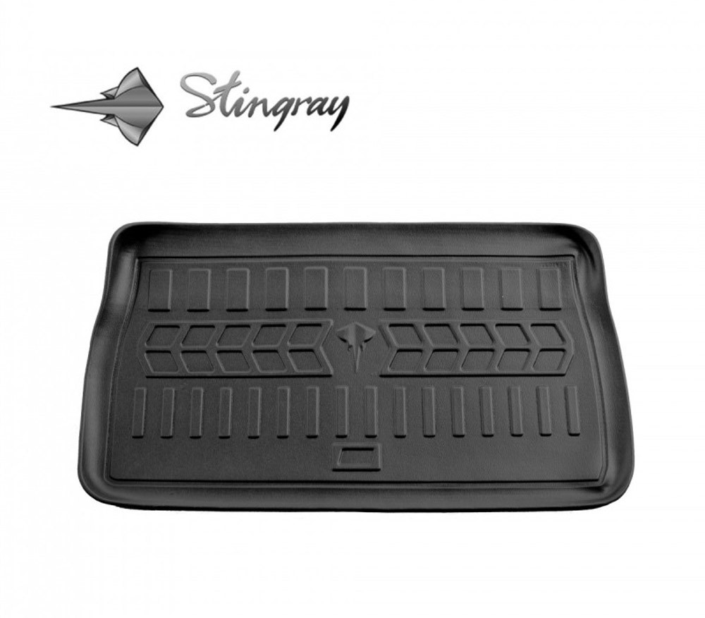 Guminis bagažinės kilimėlis CHRYSLER Grand Voyager V RT 2008-2016  (7 sets used) black /6061021