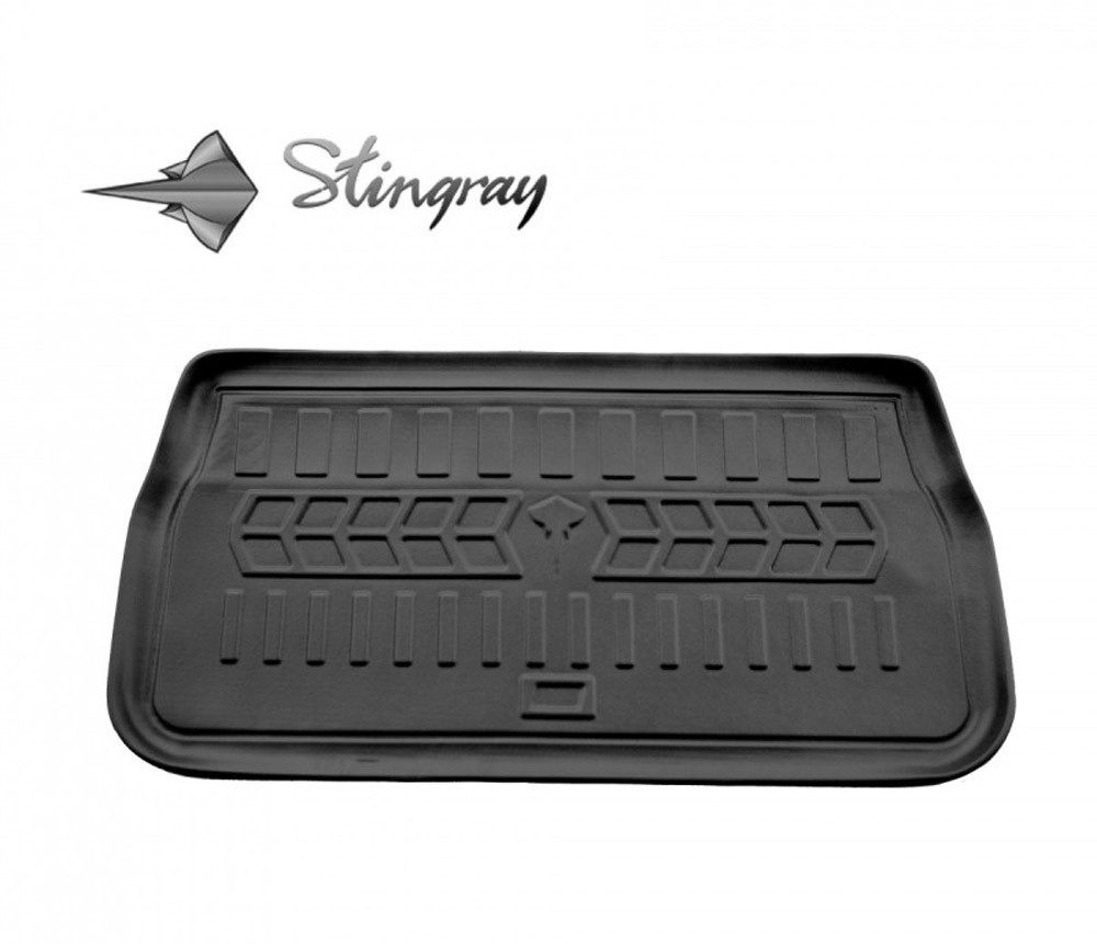 Guminis bagažinės kilimėlis CHRYSLER Pacifica II RU 2016+  (7 sets used) black /6061011
