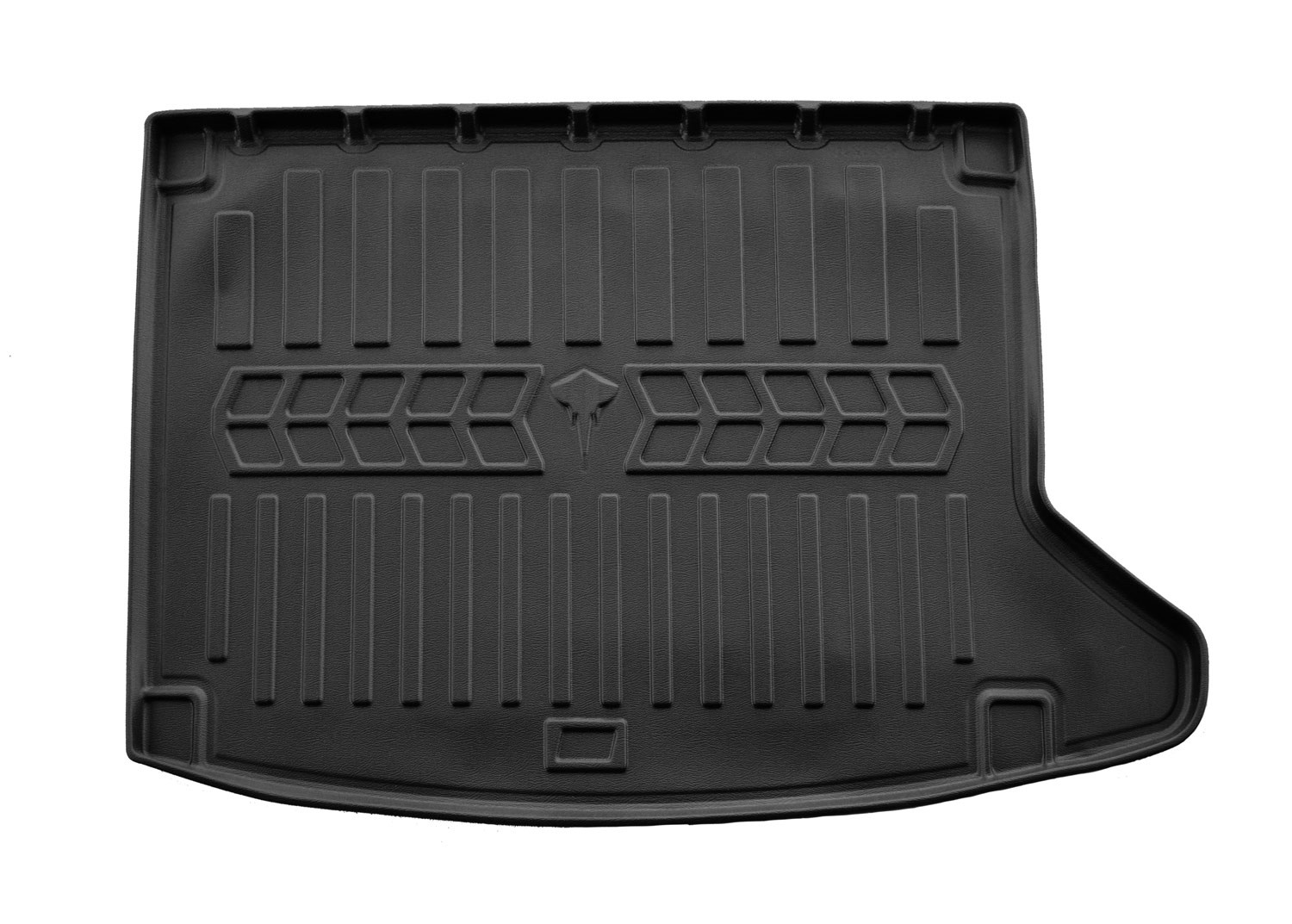 Guminis bagažinės kilimėlis KIA Niro EV 2018-2022 (Europinė vers./su SUBu), juodas /6010231