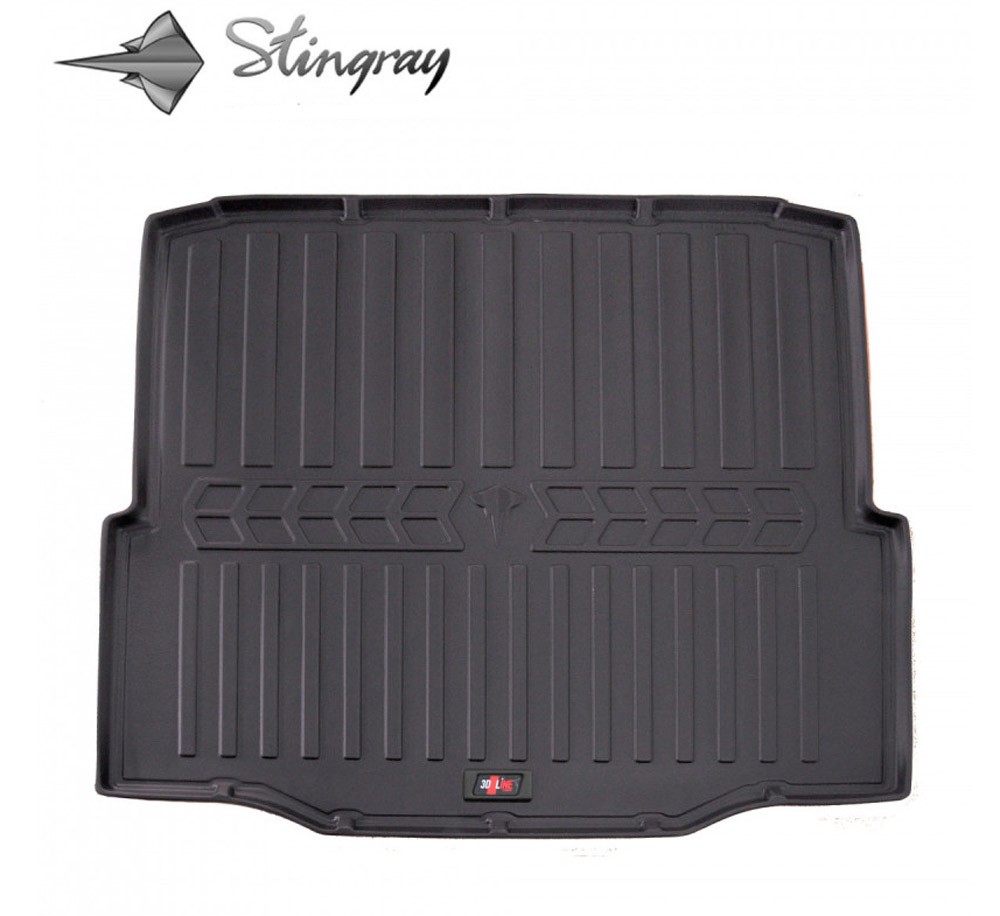 Guminis bagažinės kilimėlis SKODA Superb 3T 2008-2015  (liftback) black /6020171