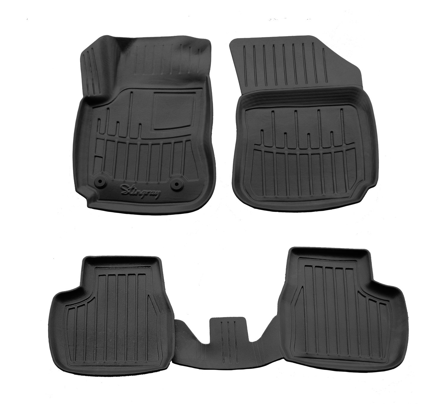Kilimėliai 3D CITROEN C4 Cactus 2014-2020, 4 vnt. juodi /5003094