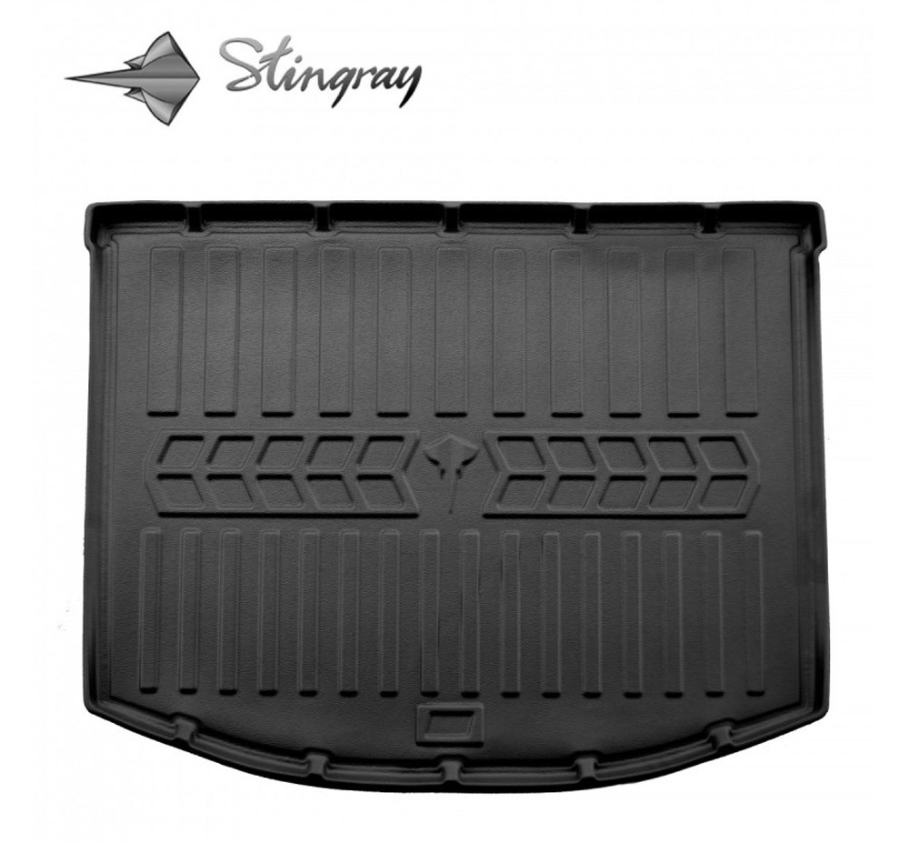 Guminis bagažinės kilimėlis MAZDA 3 BK 2003-2009  (hatchback) black /6011121
