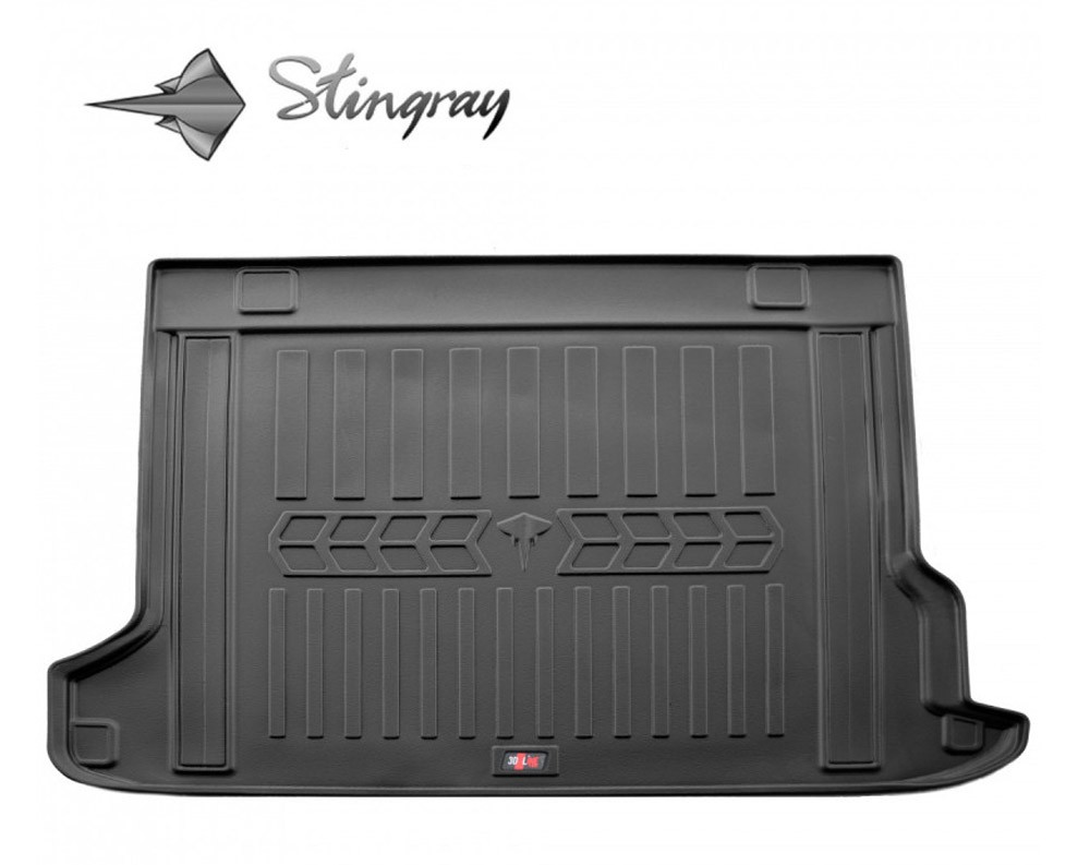 Guminis bagažinės kilimėlis TOYOTA Land Cruiser Prado J150 2017+ 5 seats  black /6022111