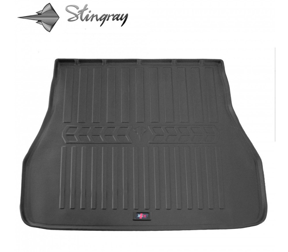 Guminis bagažinės kilimėlis TOYOTA Land Cruiser 300 2021+  black /6022121