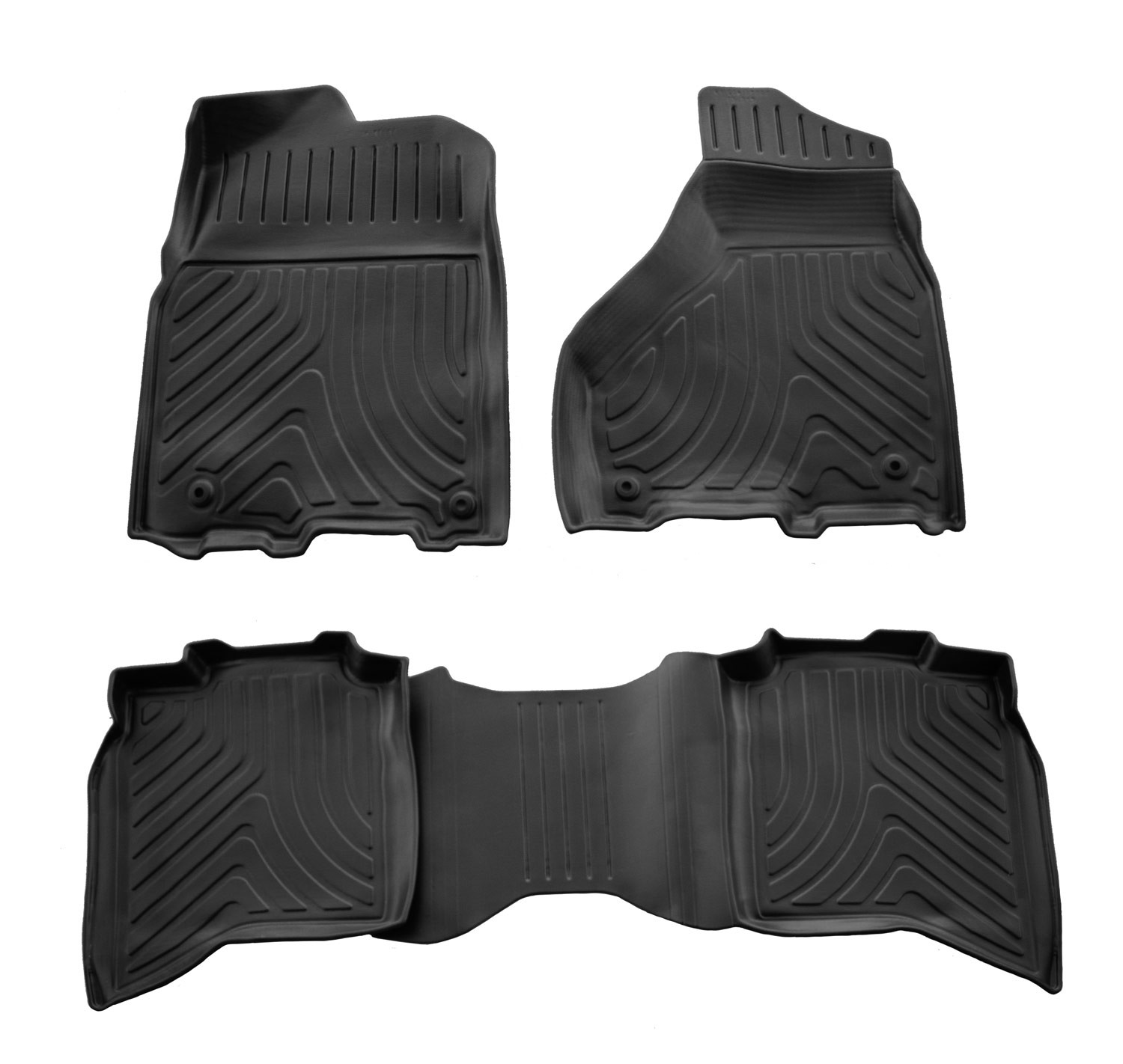 Kilimėliai 3D DODGE RAM 1500 Crew cab 2009-2018, 4 vnt. juodi /5053014
