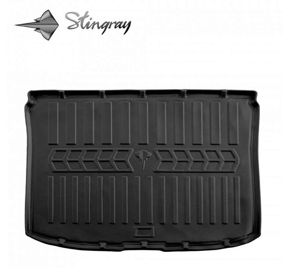 Guminis bagažinės kilimėlis CITROEN C4 L 2004-2010  (hatchback) black /6016111