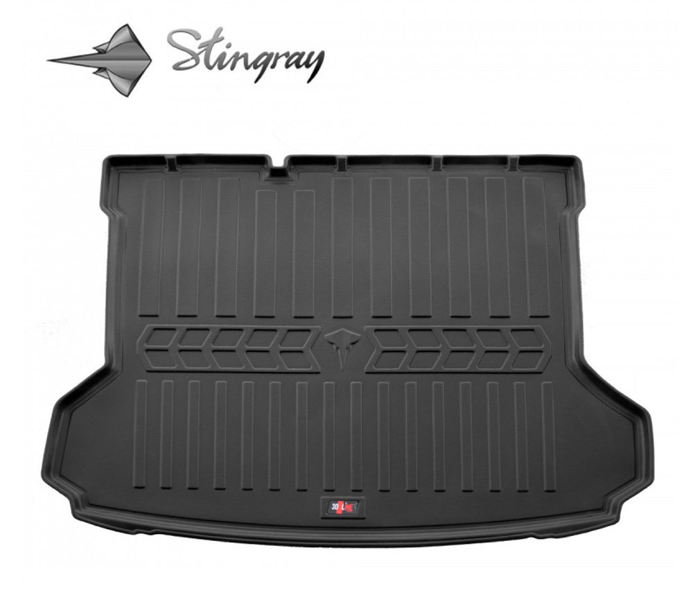 Guminis bagažinės kilimėlis VOLKSWAGEN ID.4 2020+  black /6024211