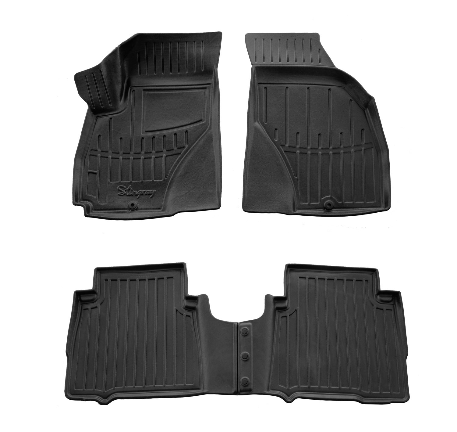 Kilimėliai 3D HYUNDAI Santa Fe I SM 2001-2006, 4 vnt. juodi /5009464