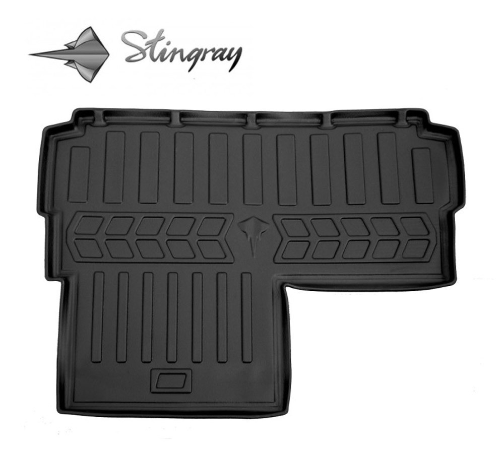 Guminis bagažinės kilimėlis NISSAN X-Trail T33 e-power 2021+ (5 seats/lower trunk) black /6014291