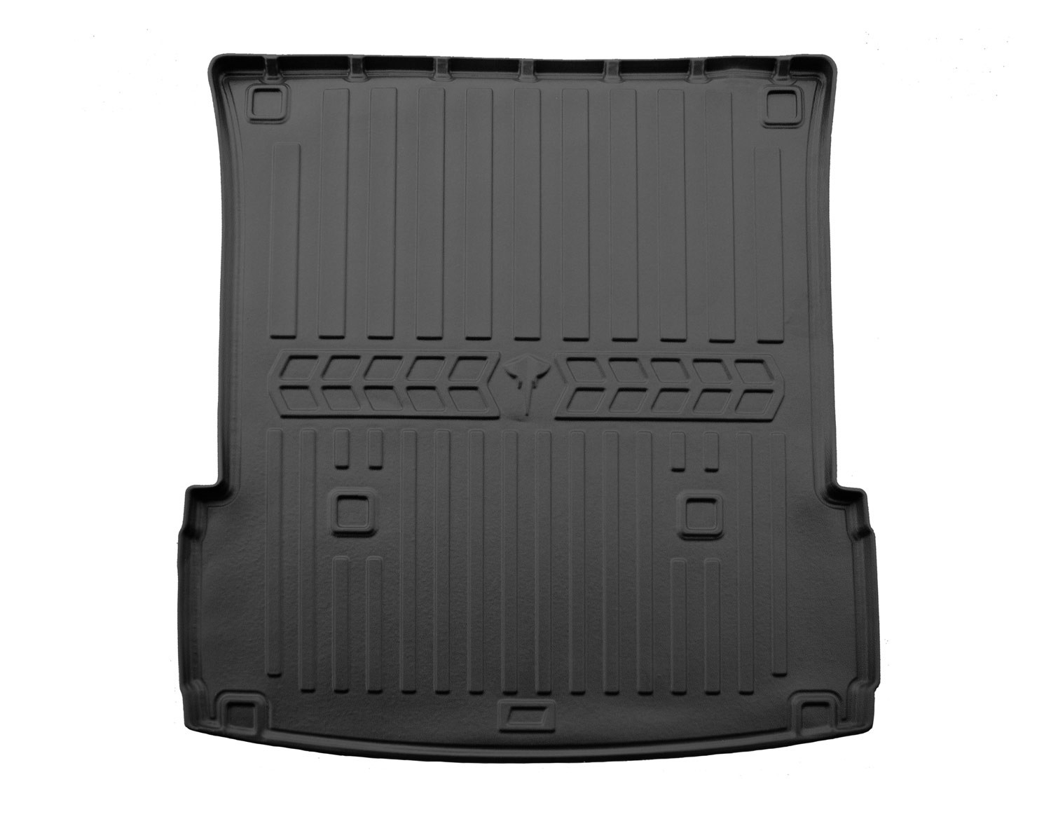Guminis bagažinės kilimėlis MERCEDES BENZ X166 GL, GLS 2012-2019 (5 viet.), juodas /6012381