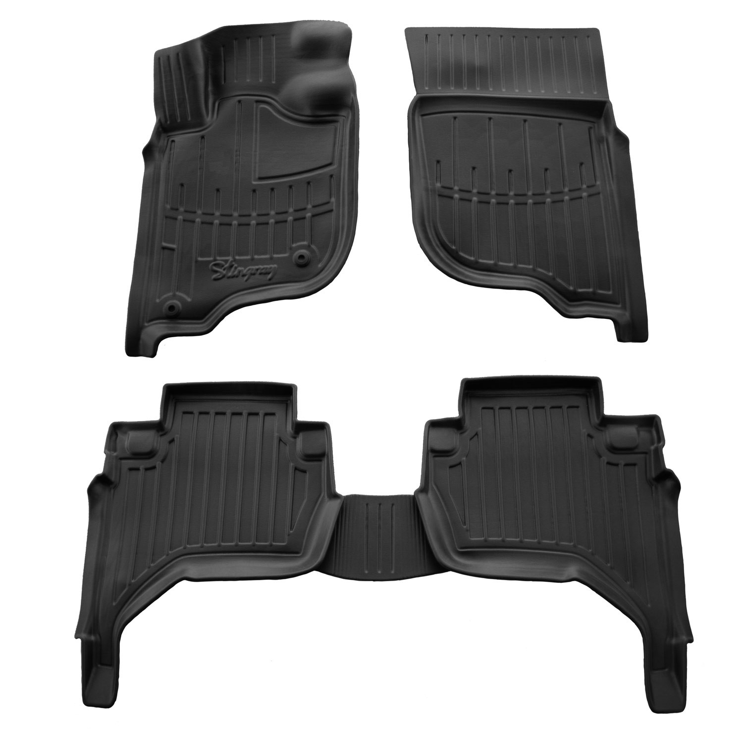 Kilimėliai 3D MITSUBISHI L200 KAOT 2006-2015, 5 vnt. (EU versija) juodi /5013215