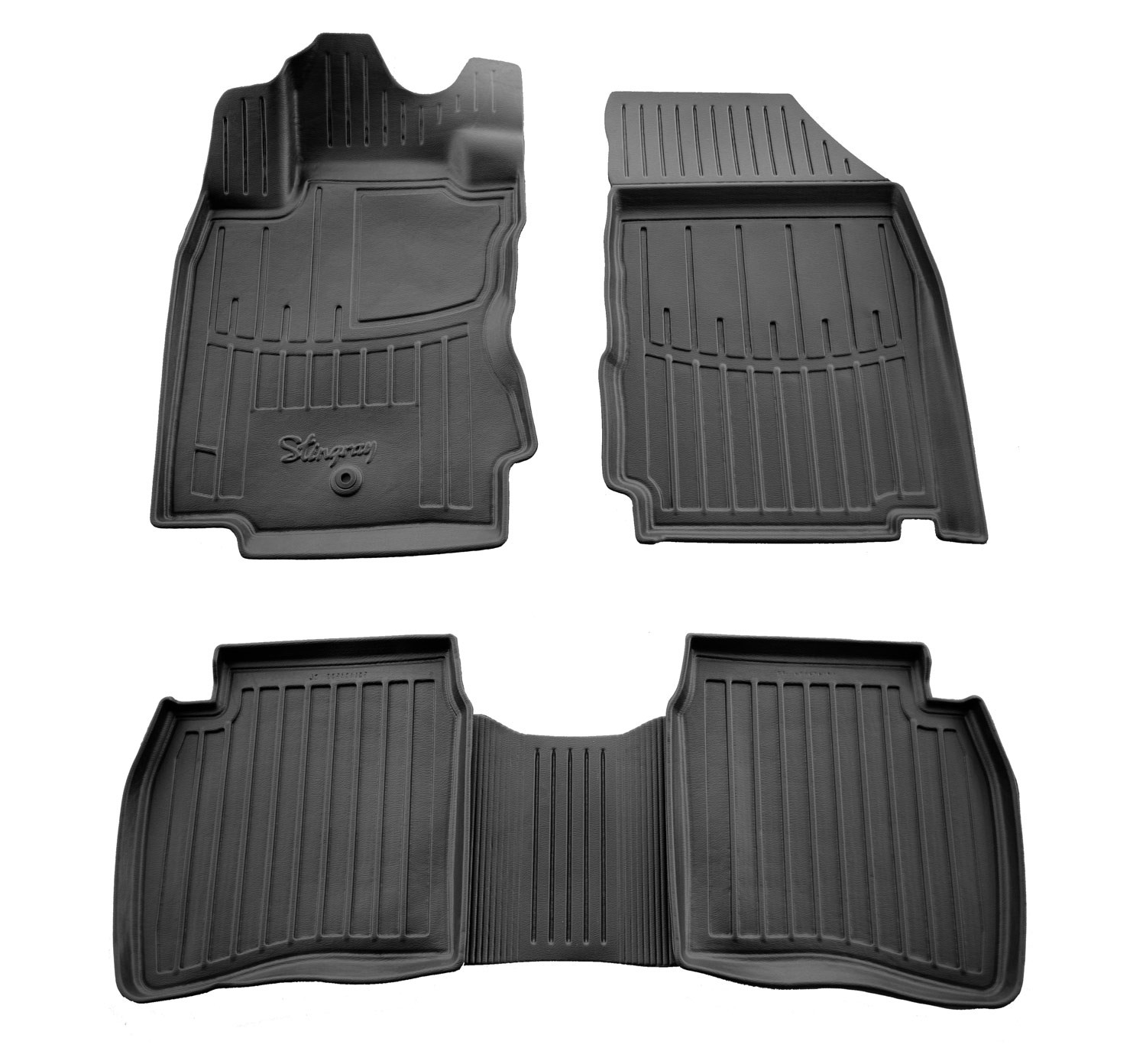 Kilimėliai 3D NISSAN Note E11 2004-2013, 5 vnt. juodi /5014245