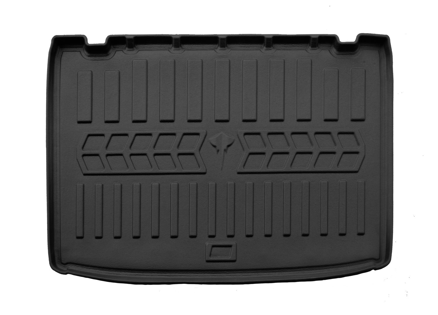 Guminis bagažinės kilimėlis RENAULT Clio III 2005-2012 (hečbekas), juodas /6018561