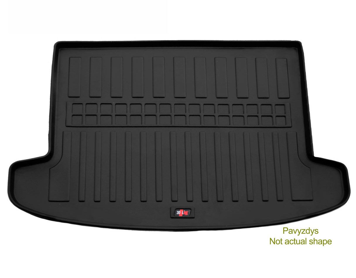 Guminis bagažinės kilimėlis KIA Ceed CD 2018+  (hatchback) black /6010151