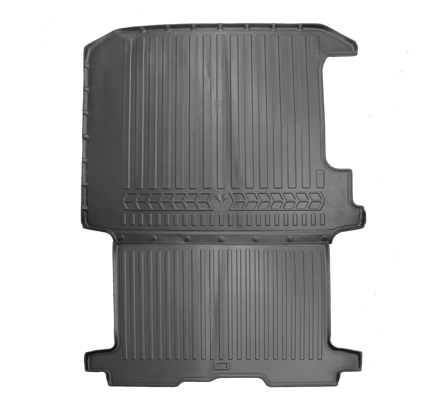 Guminis bagažinės kilimėlis RENAULT Trafic II 2001-2014 (CARGO/ trumpa bazė), juodas /6018611