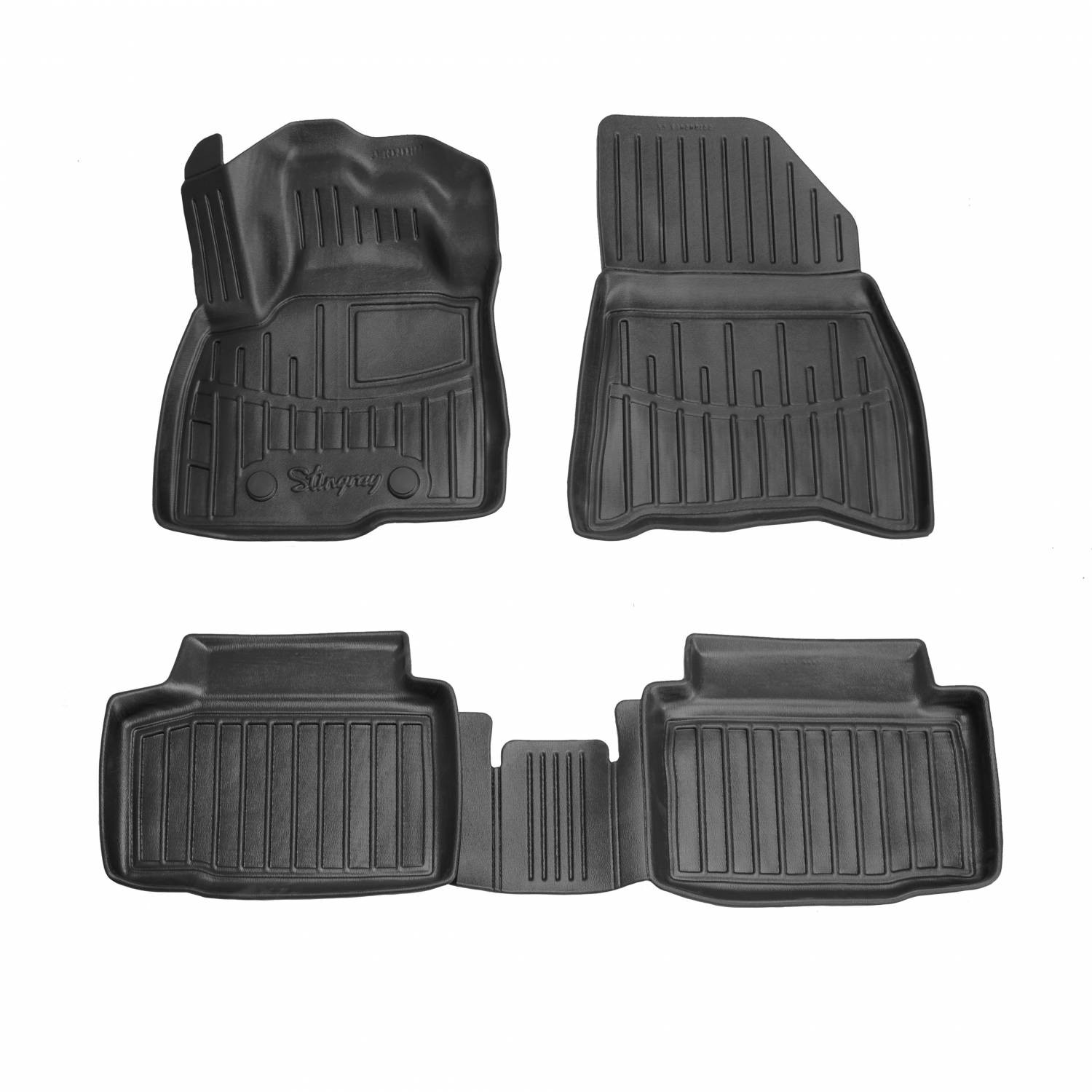 Kilimėliai 3D DACIA Duster III 2024+, 4 vnt. (4WD) juodi /5018454
