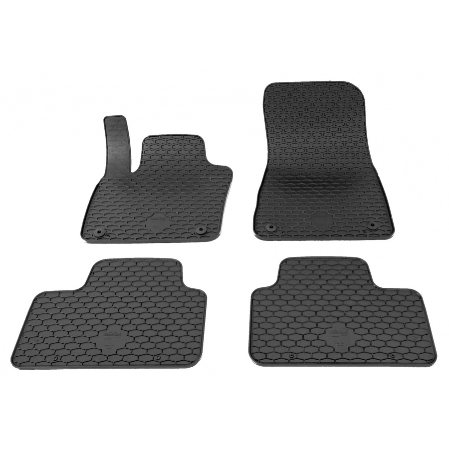 Guminiai kilimėliai VOLVO EC40 2024→ (Su originaliais tvirtinimais, juodos spalvos)